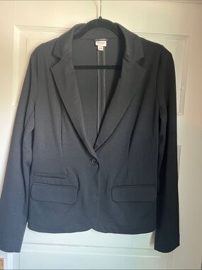 Merona Black Women's Single-Button Tailored Blazer